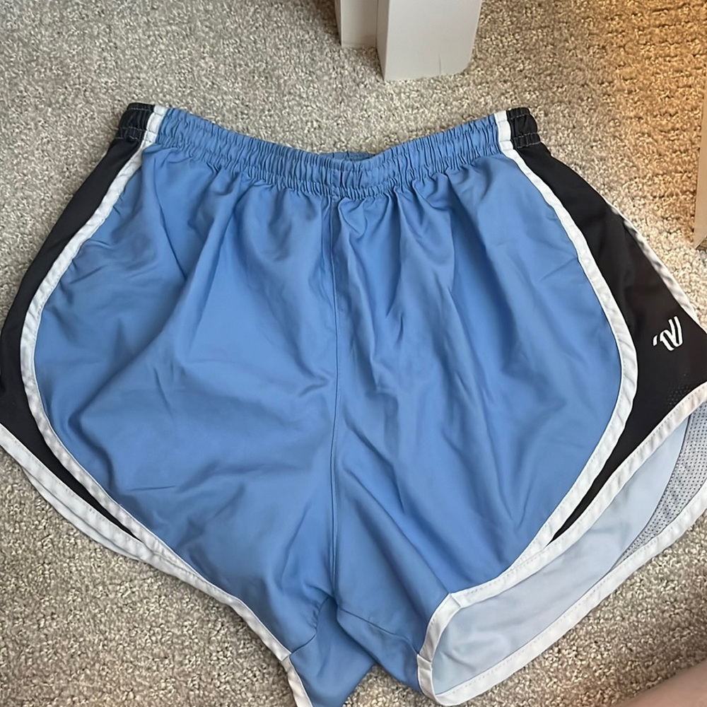 Blue varsity track shorts size small